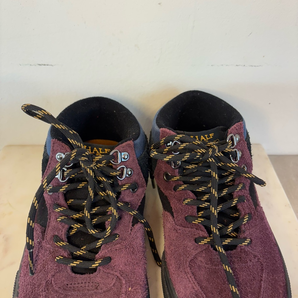 Vans Half Cab Pro Outdoor Purple Black Metal Eyelet Suede PopCush 042024